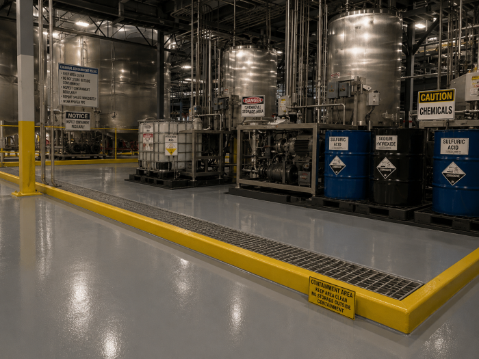 Chemical Containment Flooring