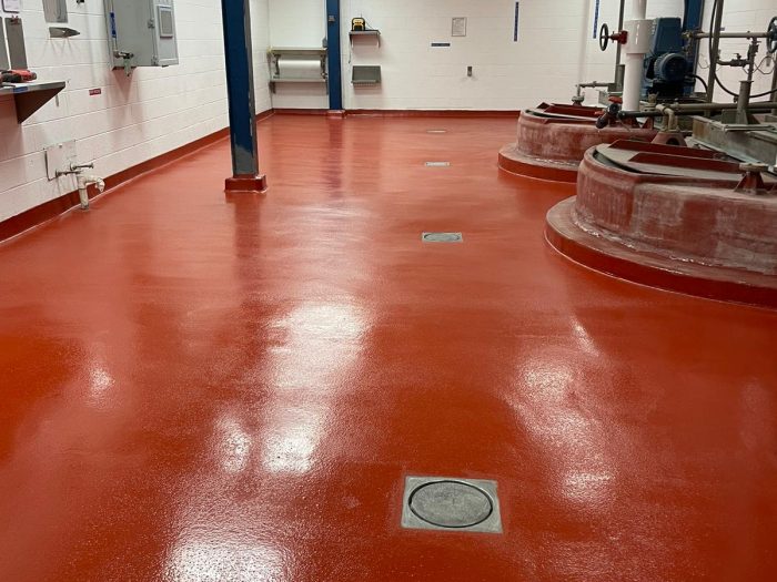 Chemical Processing Facility Flooring