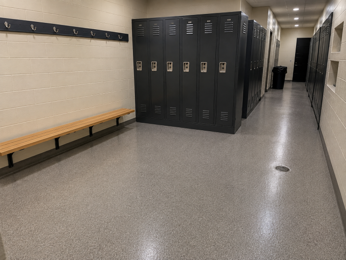 Locker Room Flooring