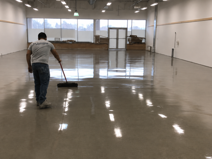 Self-Leveling concrete