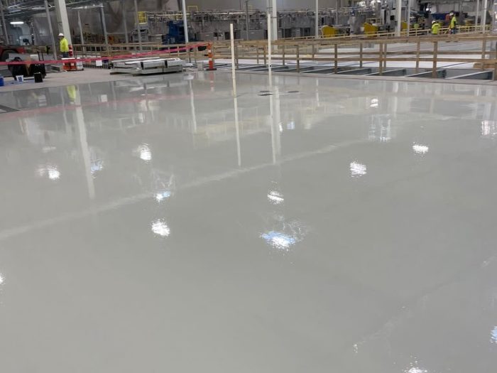 Warehouse industrial flooring